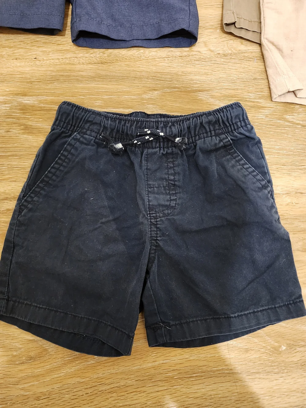 Cat & Jack Boys' Shorts Pack - Navy, Black, Khaki